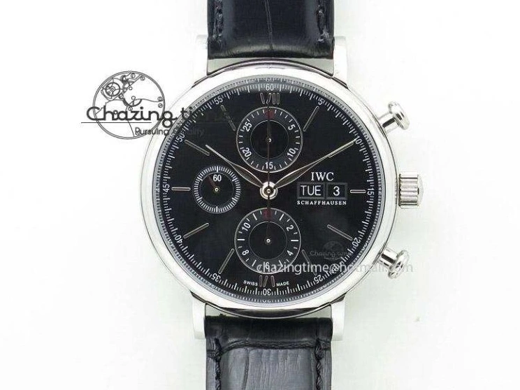 MIROTIME 0212 Portuguese Chrono IW3716 Z+F 1:1 Best Edition White Dial on Gray Rubber Strap A WrinkleFree 7014